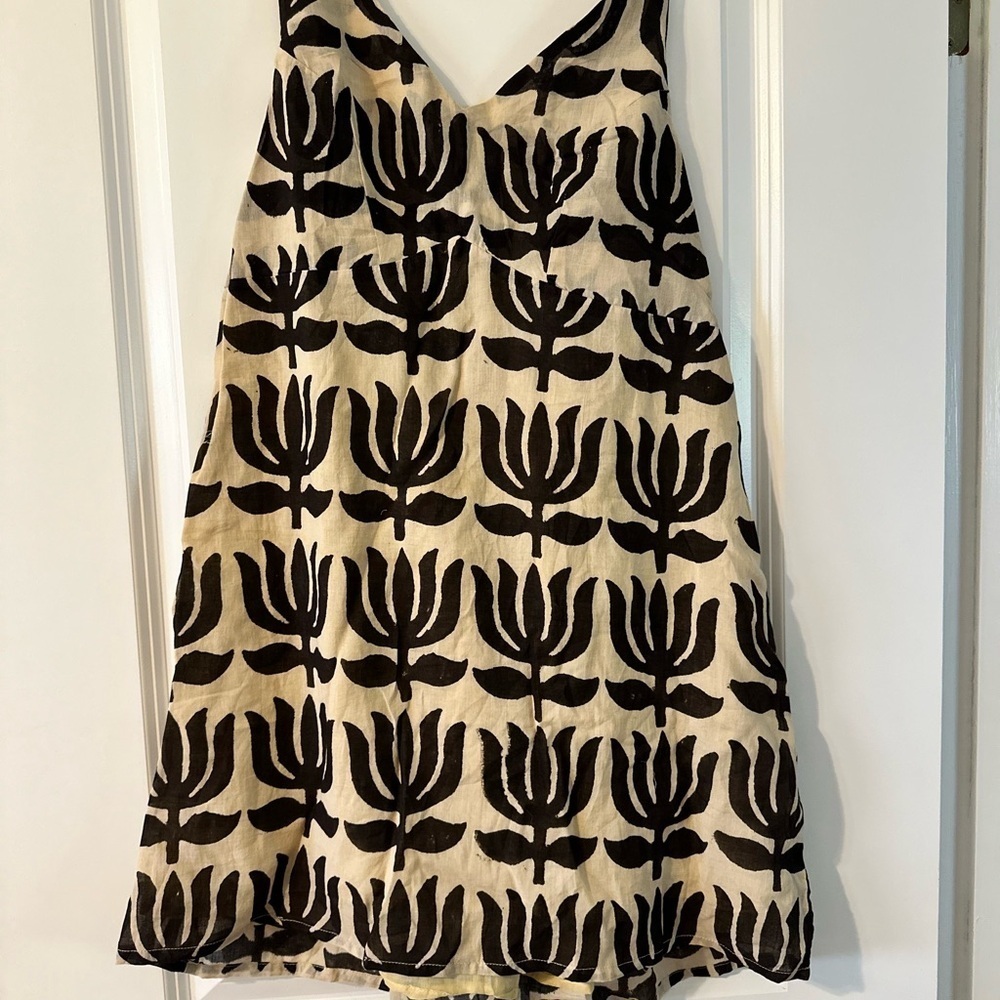 Môme Black and Cream Striped Top